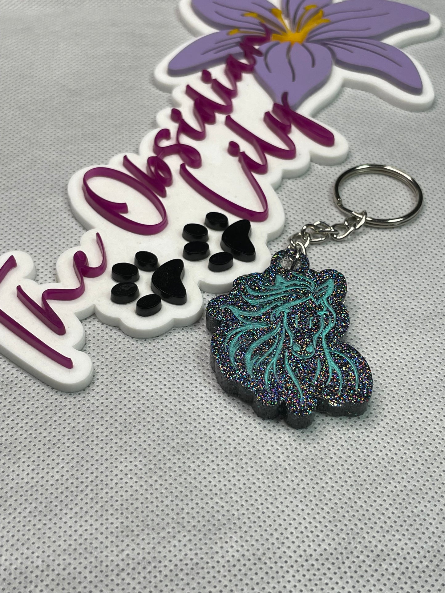Gunmetal/Blue Horse