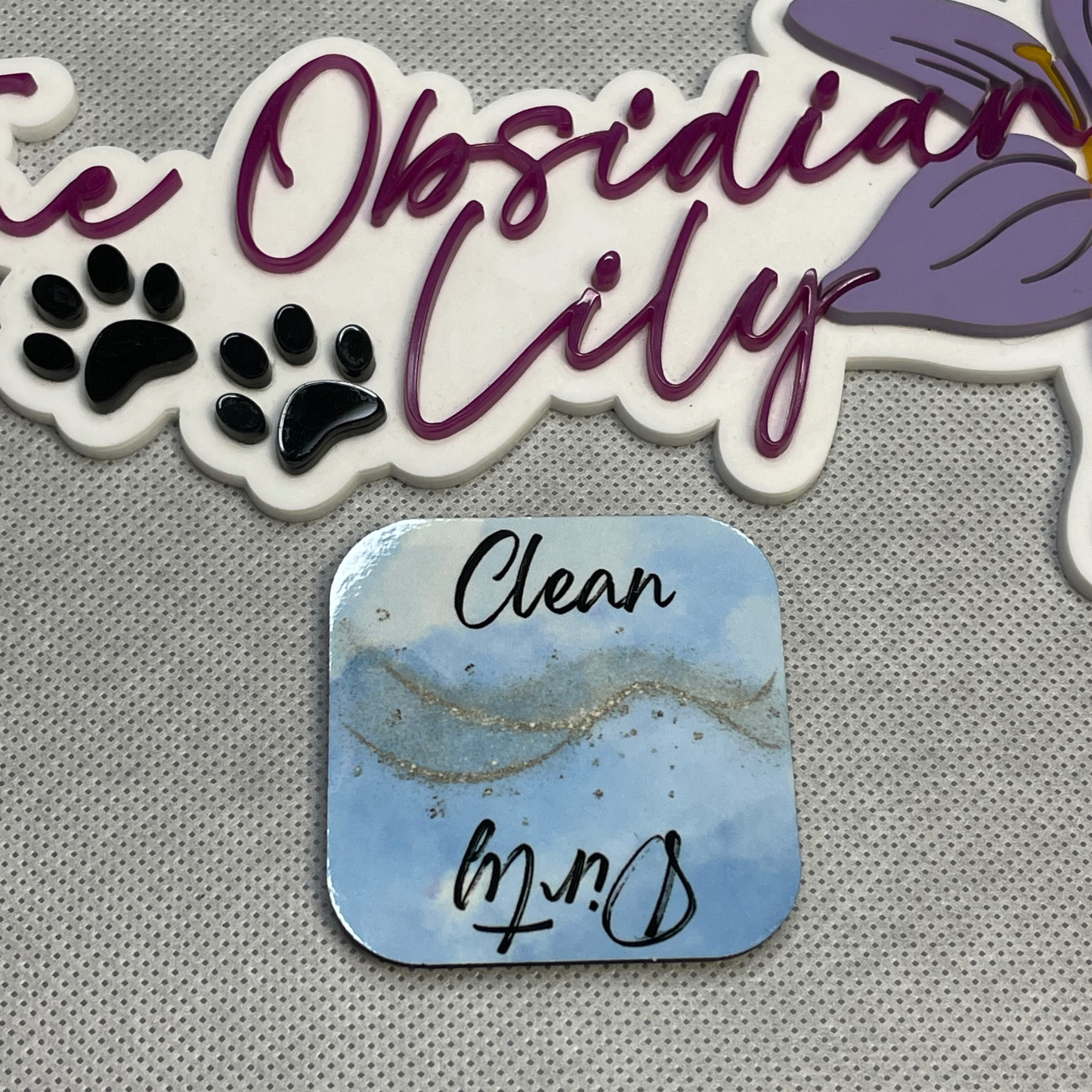 Blue Dishwasher Magnet