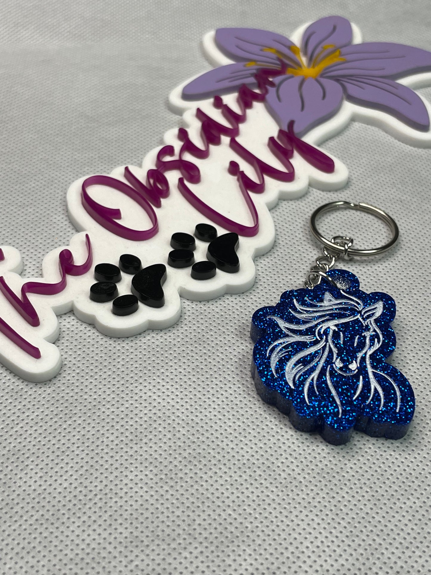 Admiral Blue/White Horse