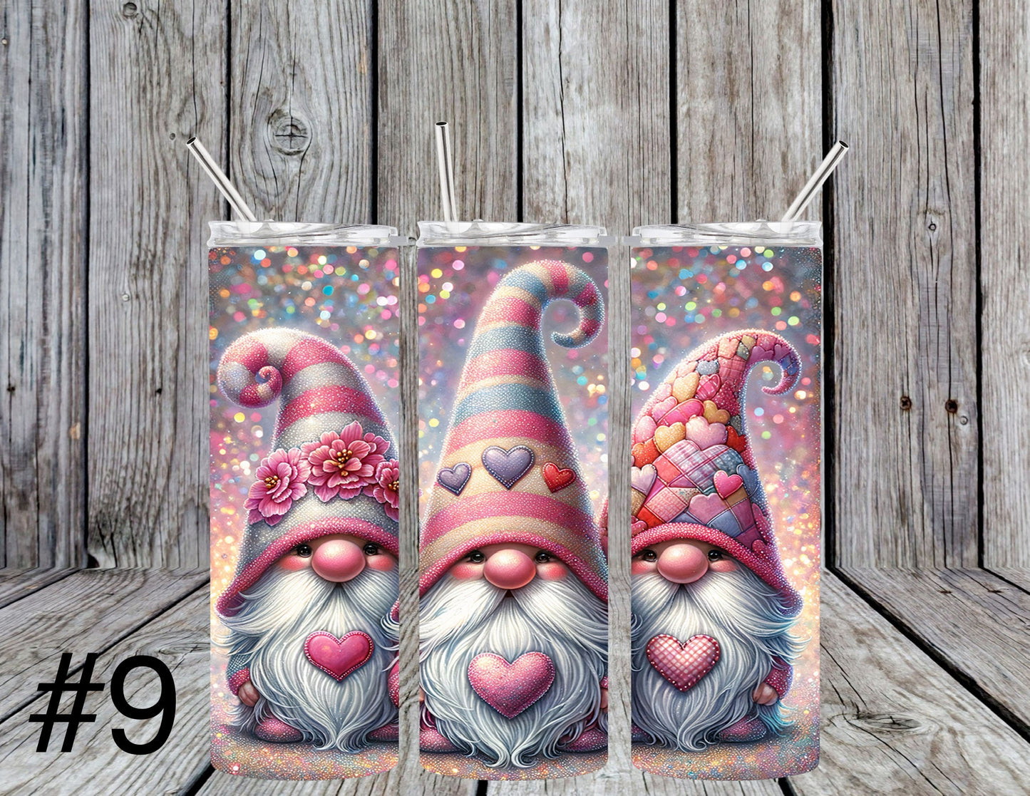 Valentines Day 20oz Tumblers - Gnome Edition