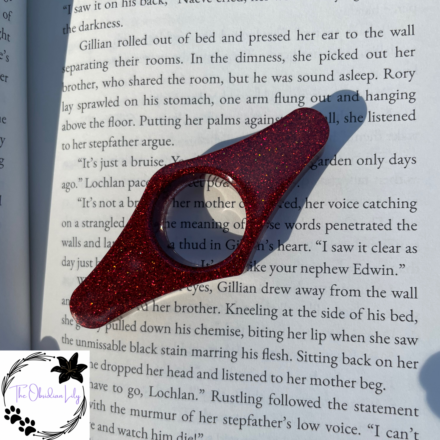 Candy Apple Book Page Holder