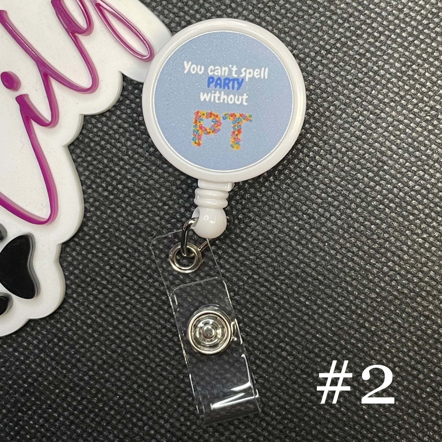 Physical Therapy Badge Reels