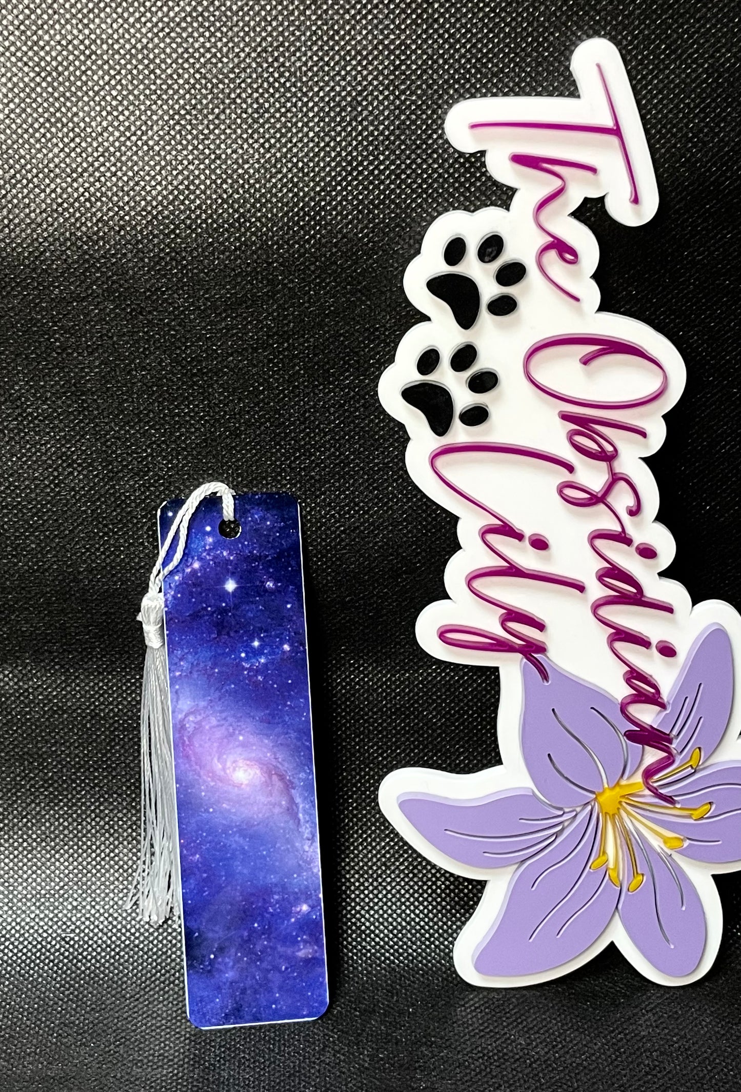 Purple Galaxy Bookmark