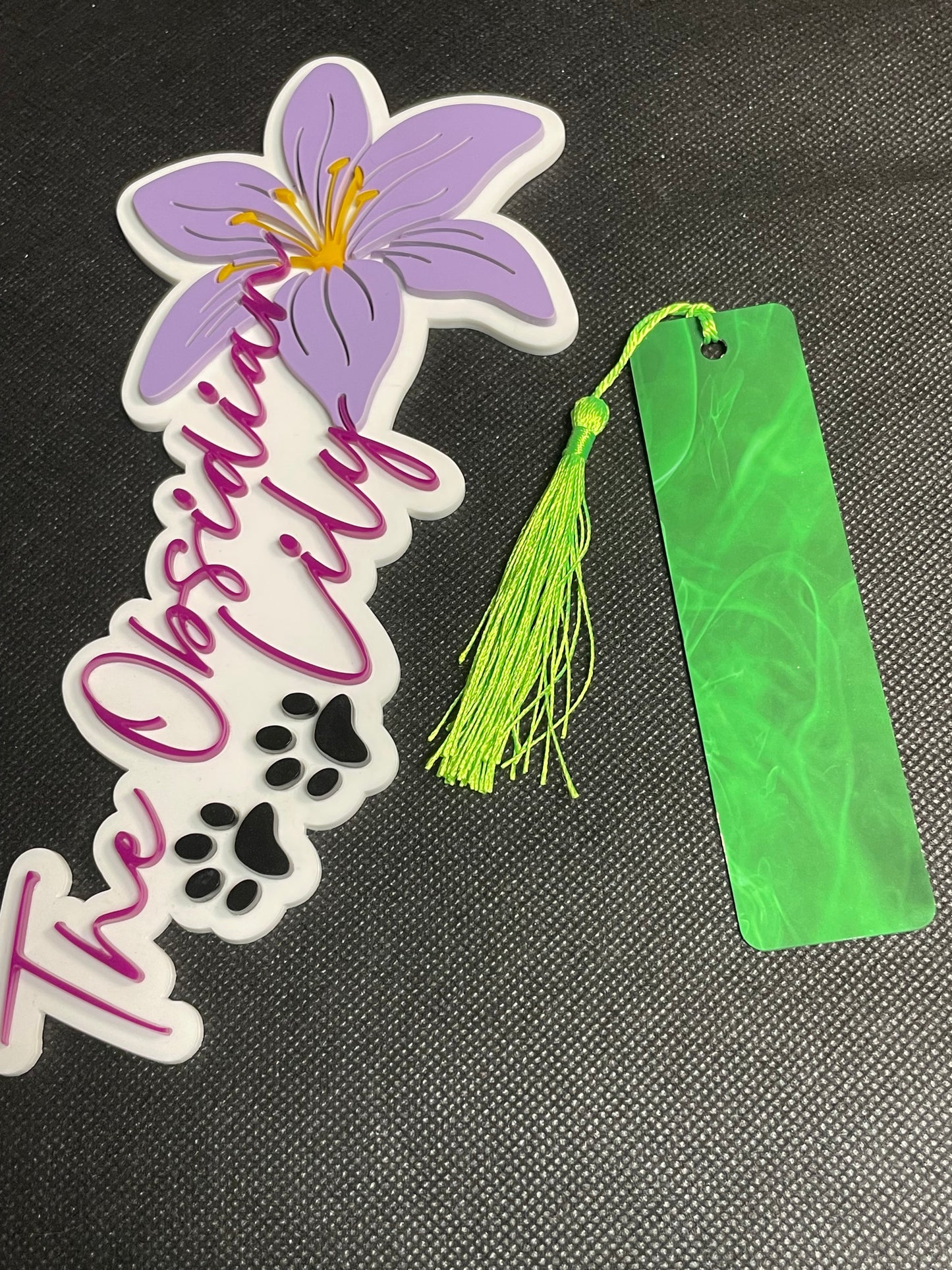 Neon Green Bookmark