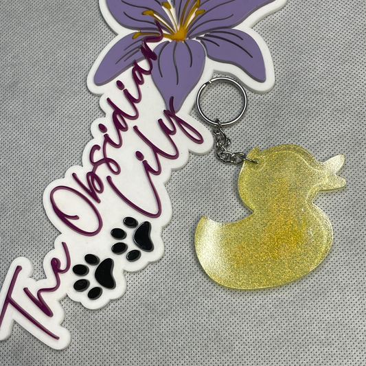 Yellow Duck Keychain