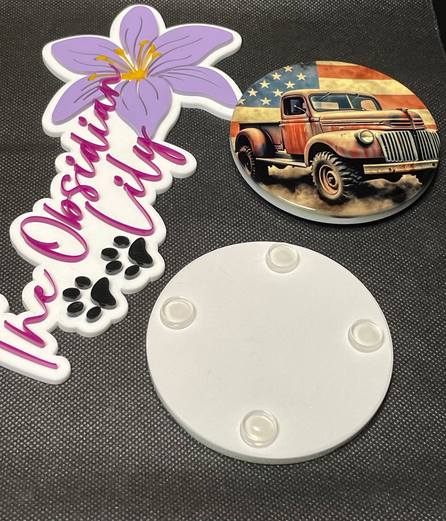 Old Truck - Ceramic Coasters (Set of 2)