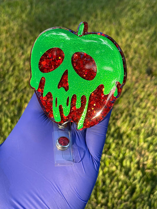 Poison Apple Badge Reel (Belt Clip)