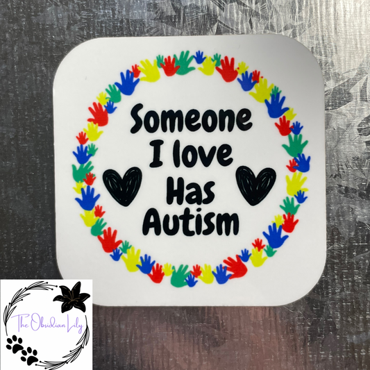 Autism Awareness Magnet - Spread Love and Understanding