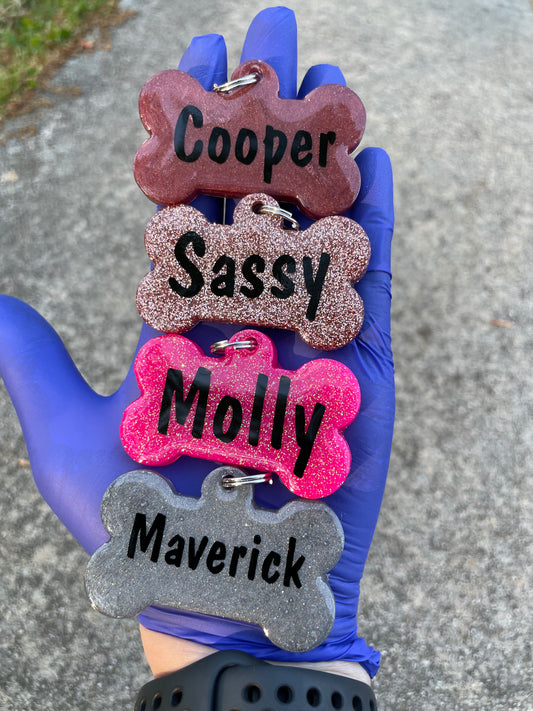 Jen W’s Custom Dog Tag Order