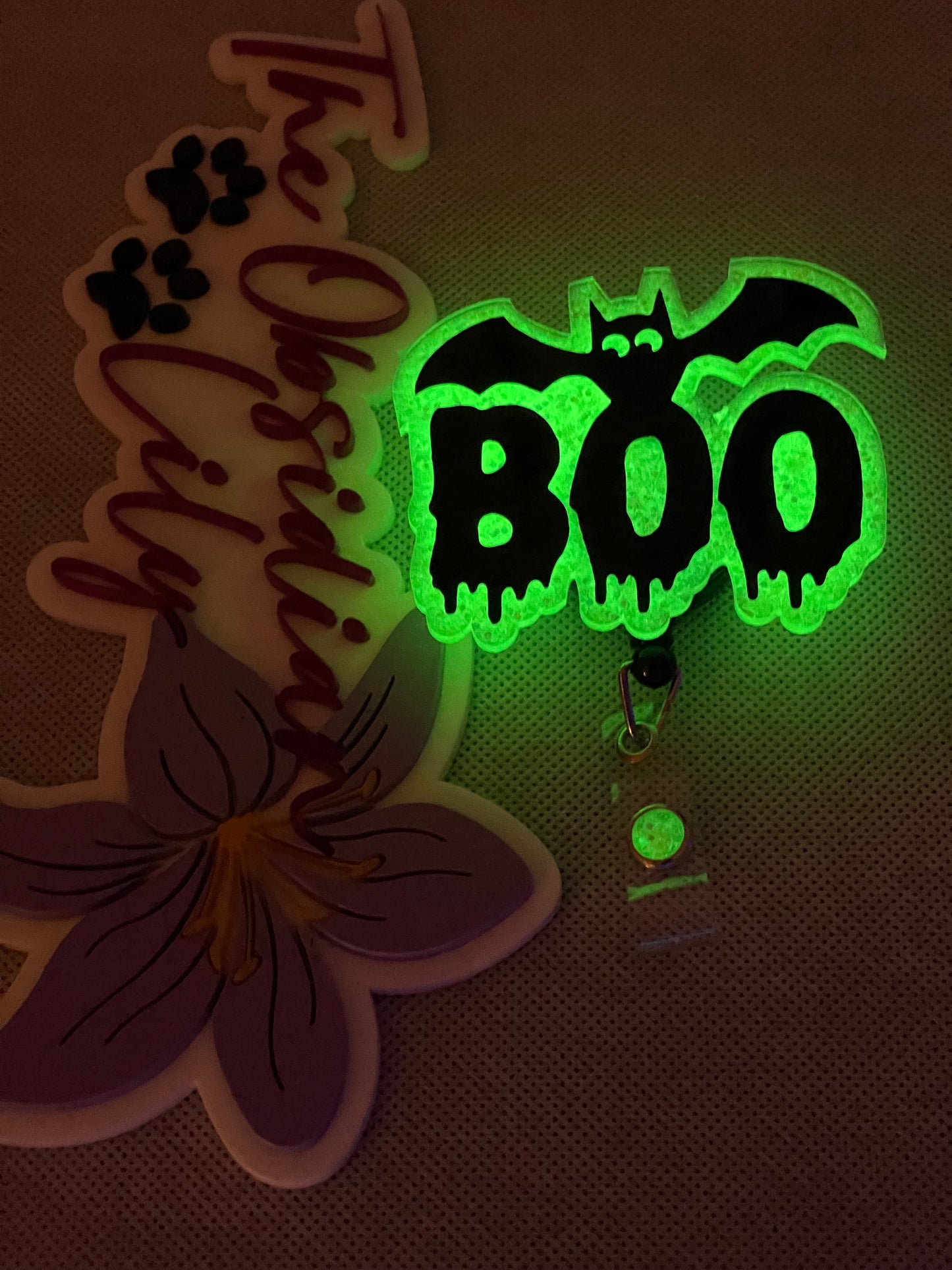 Bat Boo Badge Reel (Belt Clip)