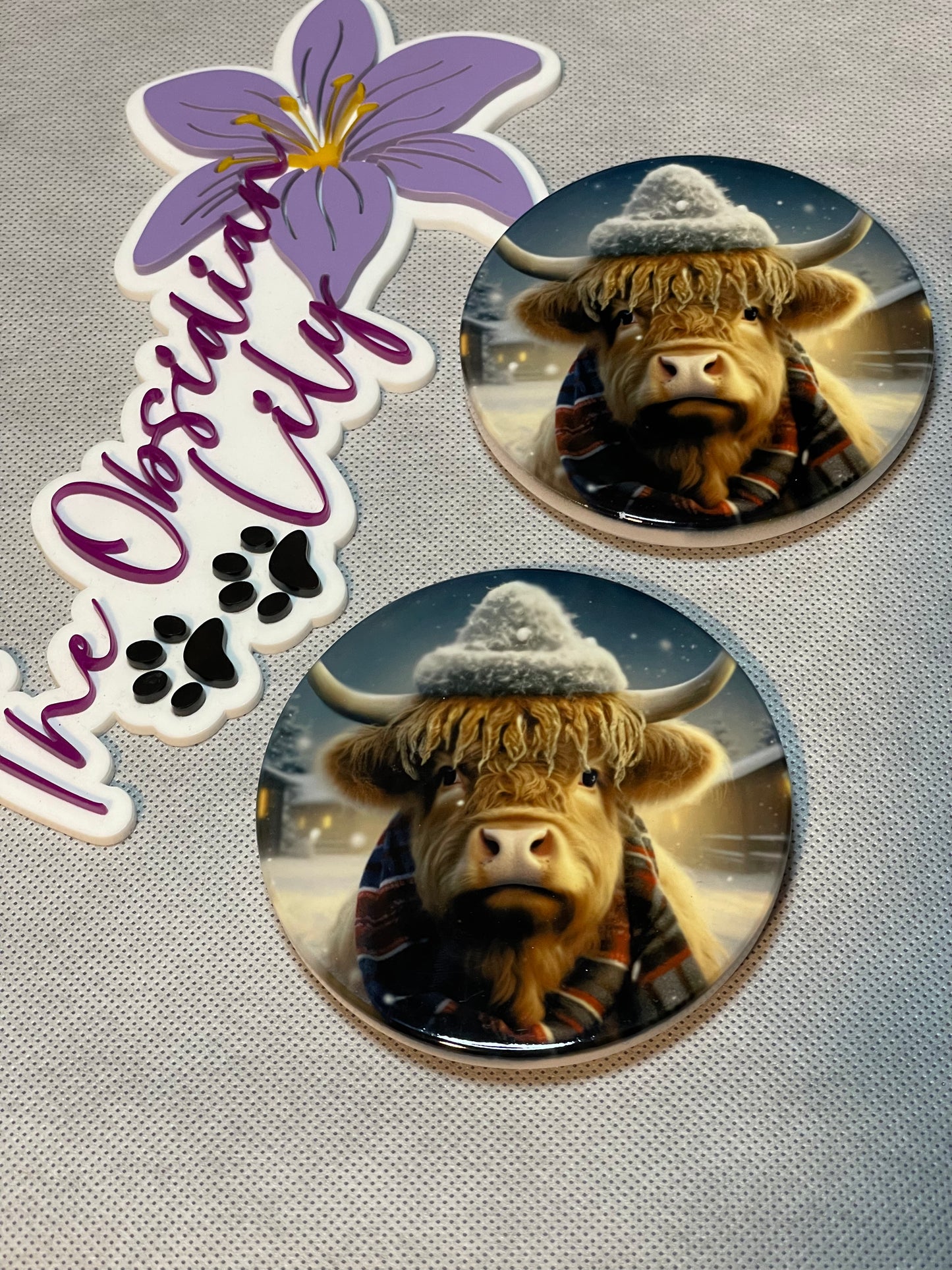 Highland Cow House Coasters