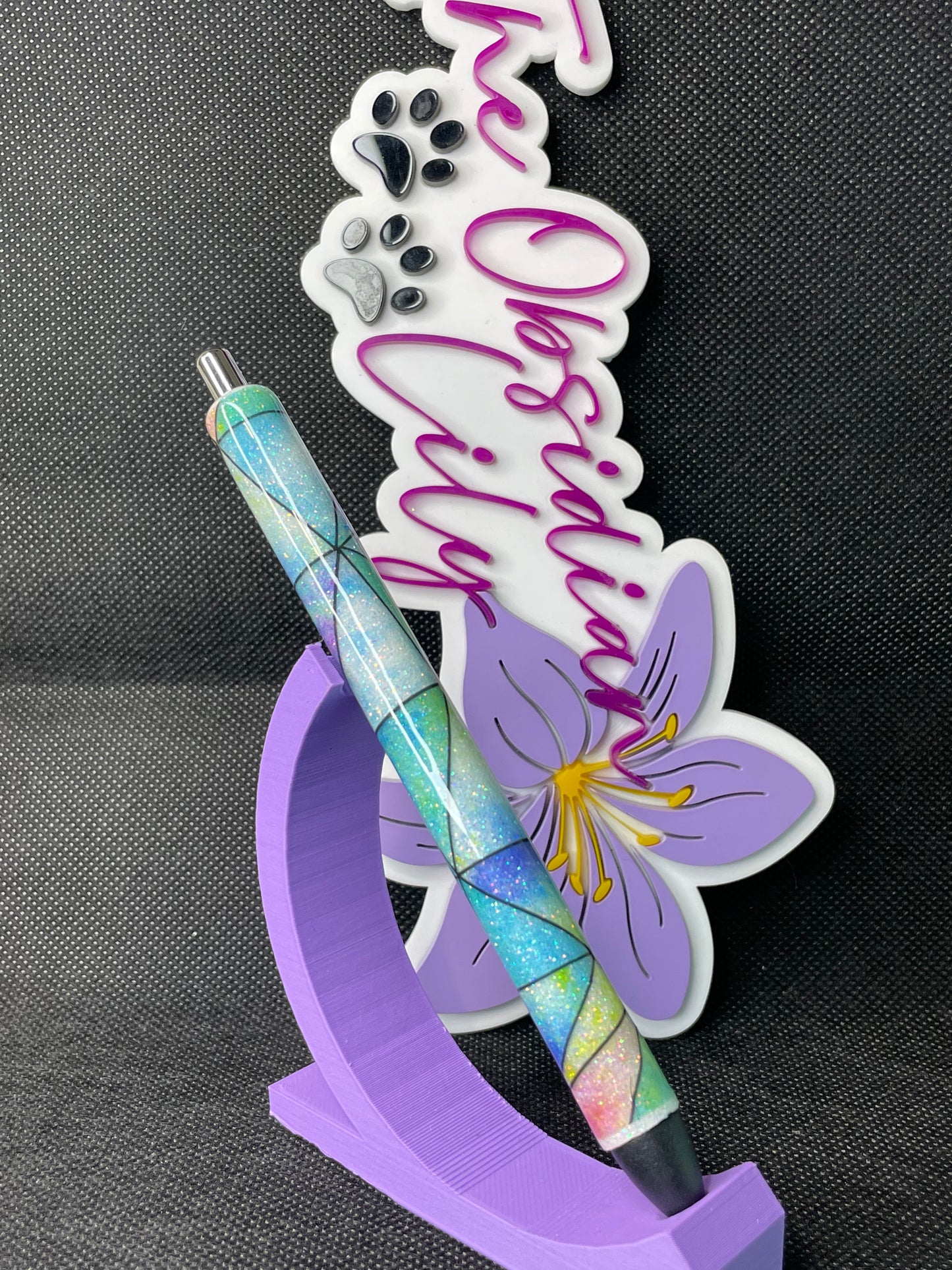 Stained Glass Glitter Pen